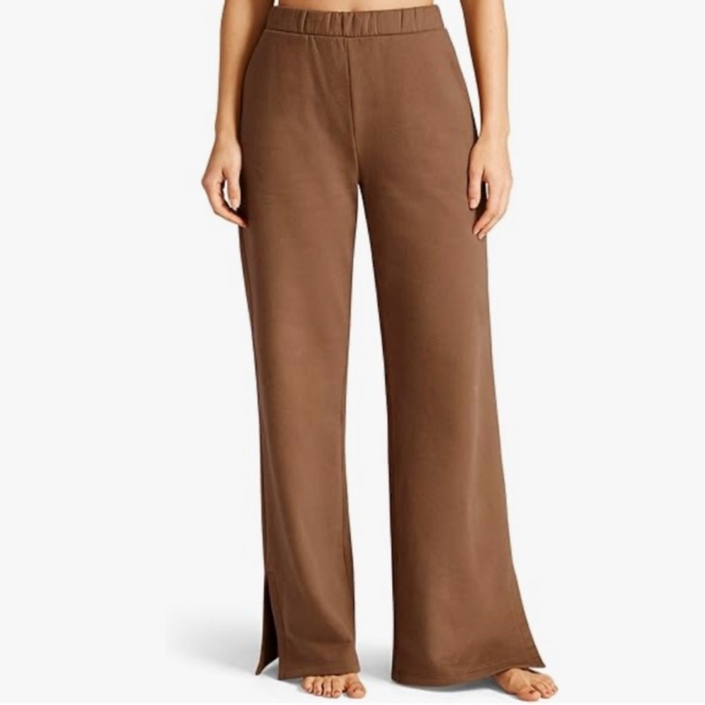 Beyond Yoga On The Go Sweatpants Pant Size Xl Lounge Wide Leg Stretchy